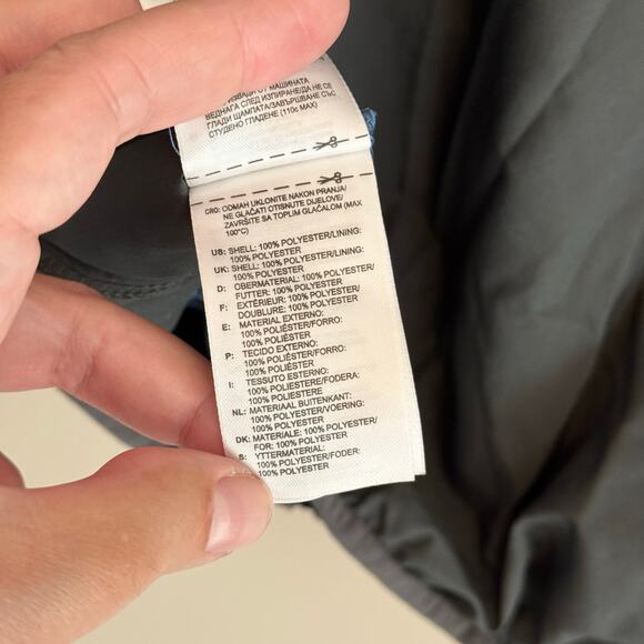 Adidas Climaproof Windbreaker Jacket Mens Large Blue Colorblock Outdoor Gorpcore - Picture 6 of 6